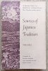 Sources of Japanese Tradition